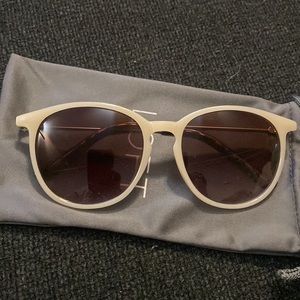 Loft Cream Sunglasses OS
